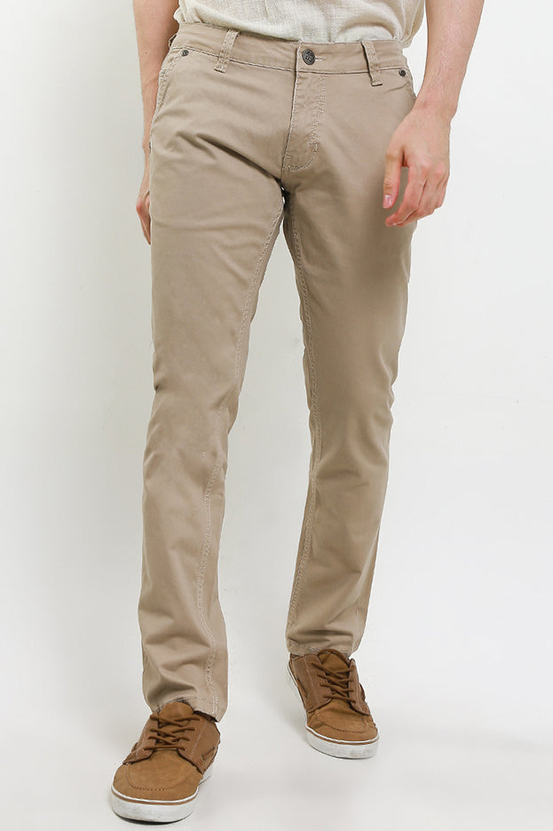 Celana Panjang Chinos Skinny Pria Cardinal C0040BK12A