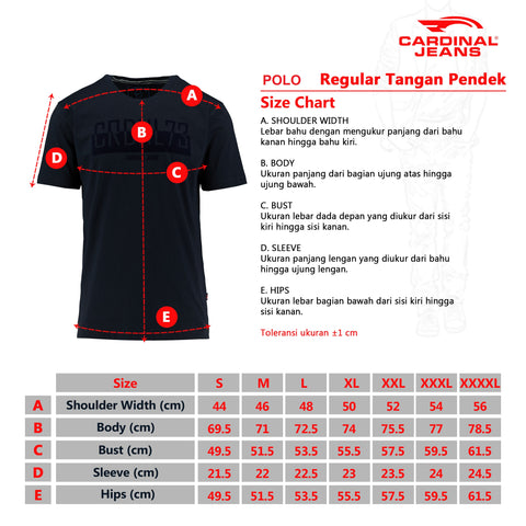 CARDINAL CASUAL POLO SHIRT 5 (BLACK)