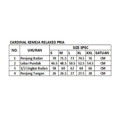 Cardinal Kemeja Lengan Pendek Relaxed Pria C0013P05A