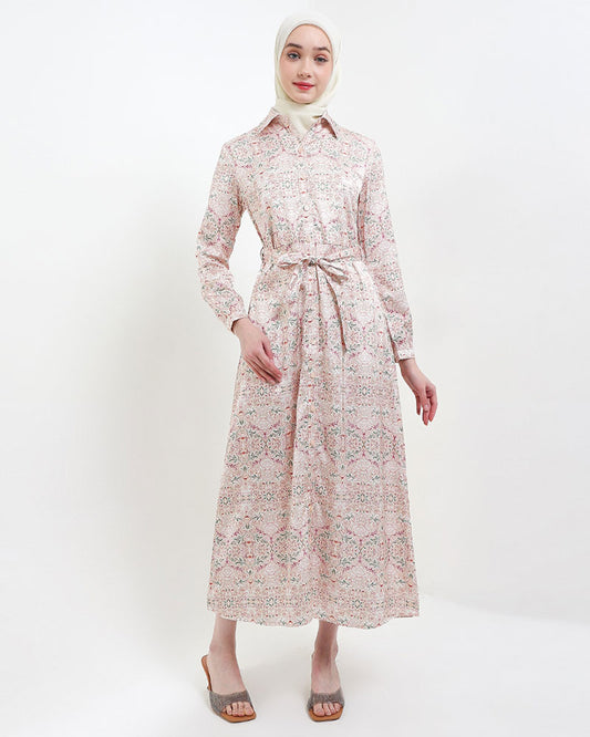 Cardinal Loose Fit Muslim Dress D0108A10B