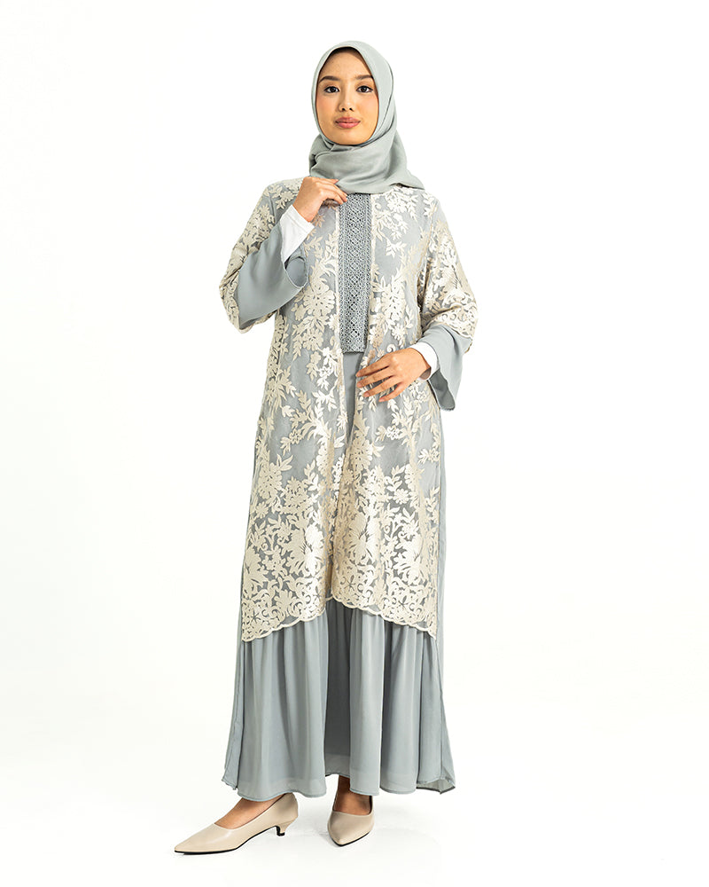 Cardinal Loose Fit Muslim Dress D0451J06G