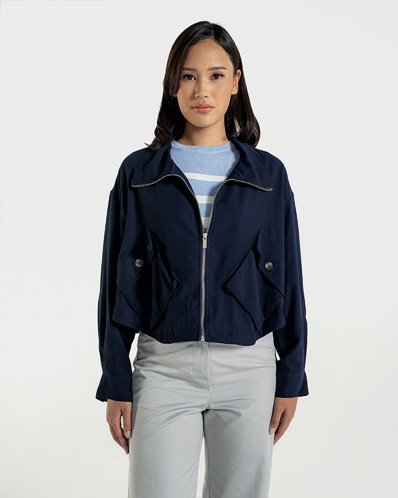 Relaxed Flap Pocket Jacket
