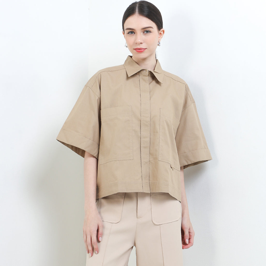 Cardinal Kemeja Loose Fit Wanita D0279P03D
