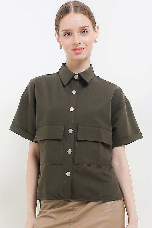 Cardinal Kemeja Loose Fit Wanita D0287P06E