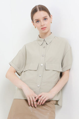 Cardinal Kemeja Loose Fit Wanita D0288P06G