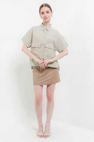 Cardinal Kemeja Loose Fit Wanita D0288P06G