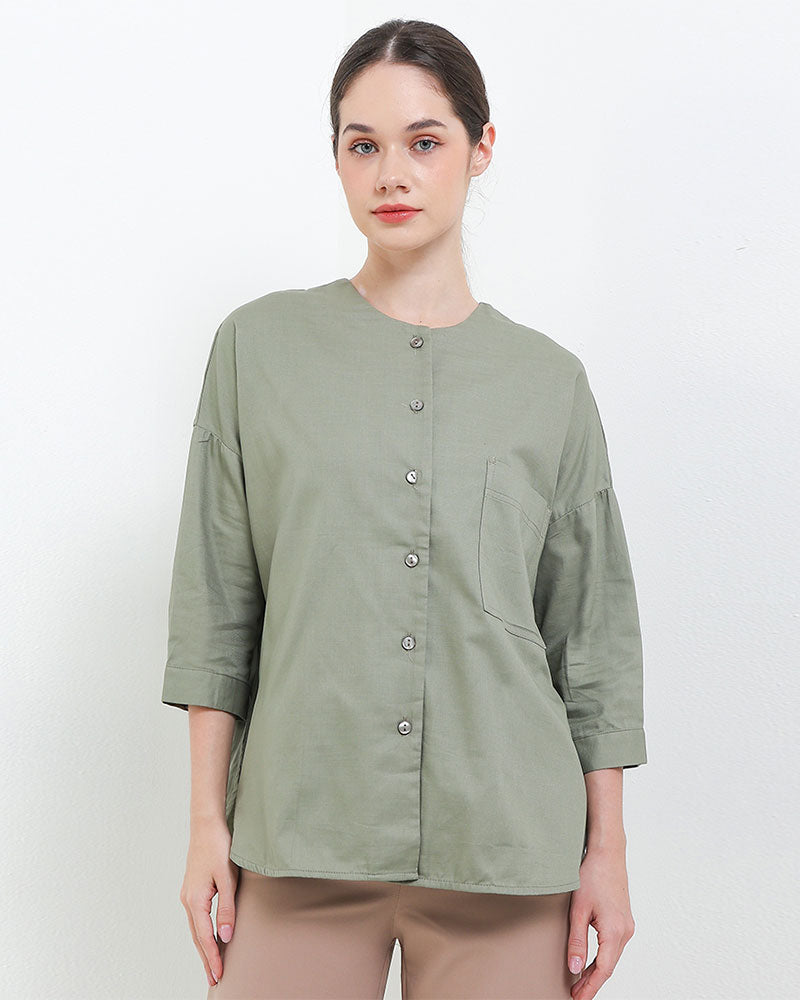 Cardinal Kemeja Loose Fit Wanita D0305D06E