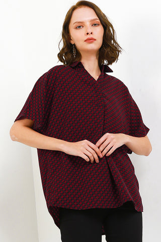 Blouse Loose Fit Cardinal Femme D0262P11E