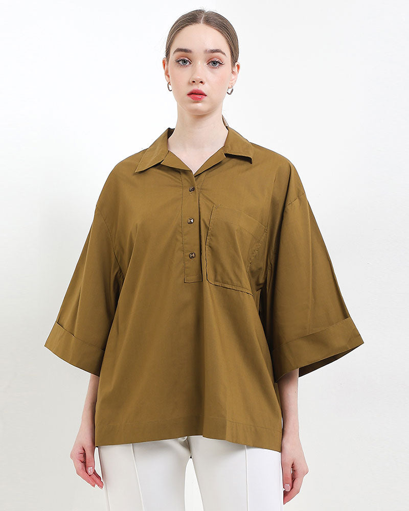 Cardinal Blouse Loose Fit D0289D12G