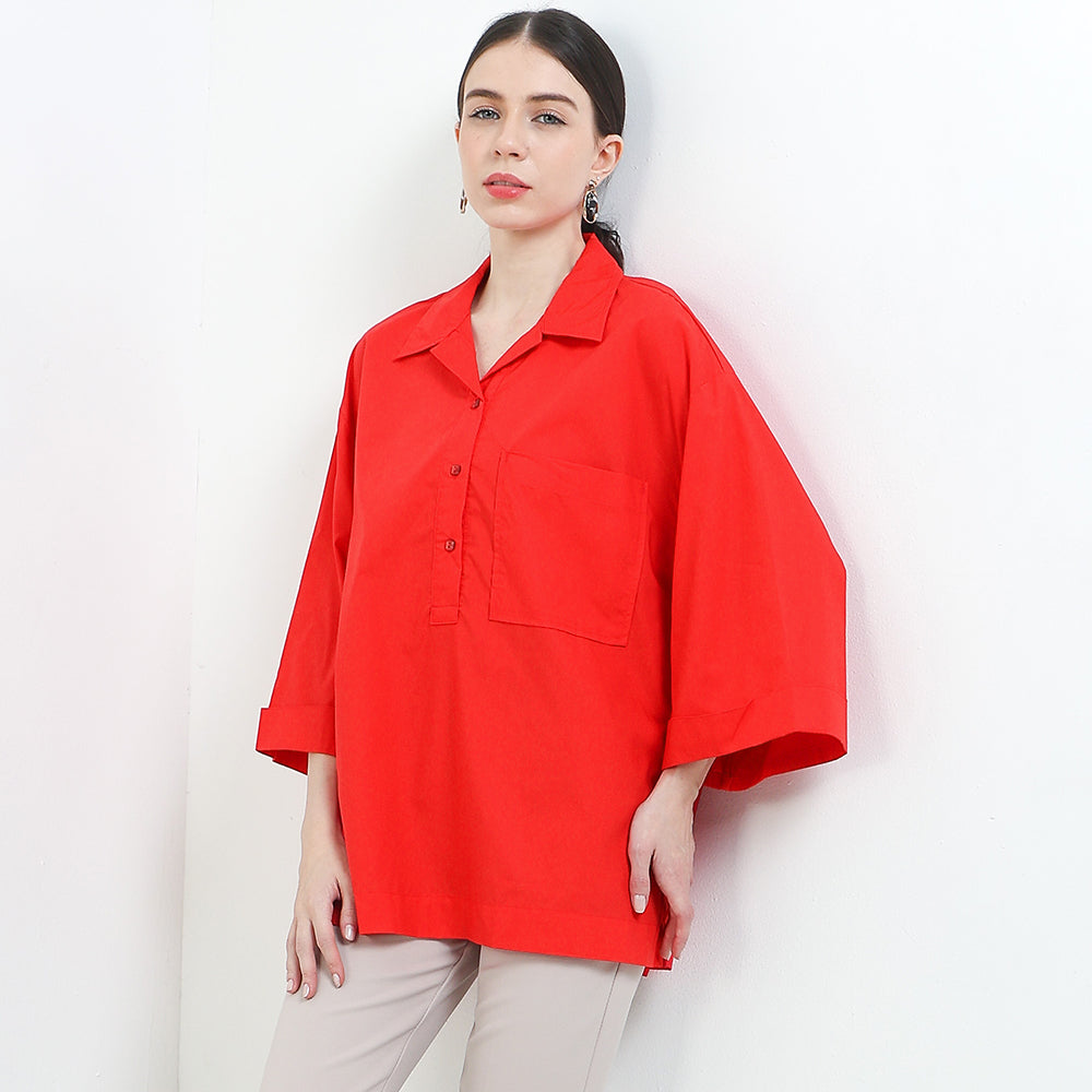 Cardinal Blouse Loose Fit D0290D11A
