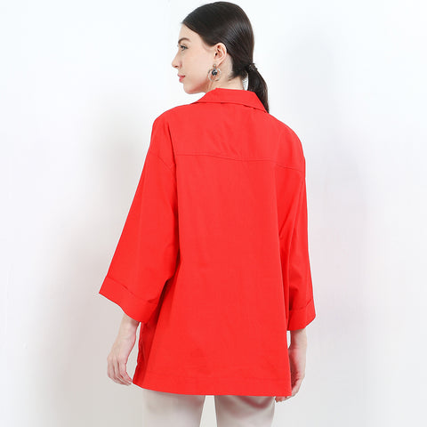 Cardinal Blouse Loose Fit D0290D11A