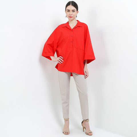 Cardinal Blouse Loose Fit D0290D11A
