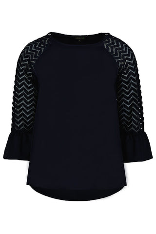 CARDINAL FEMME BLOUSE 26 (NAVY)