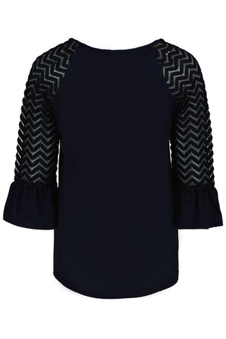 CARDINAL FEMME BLOUSE 26 (NAVY)