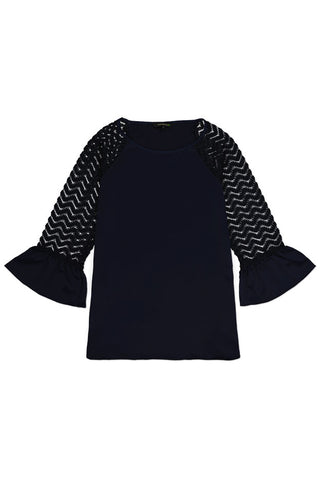 CARDINAL FEMME BLOUSE 26 (NAVY)