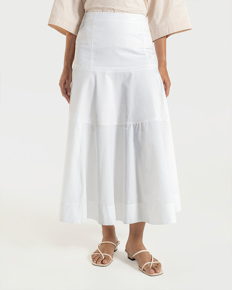 Tiered Comfort Maxi Skirt