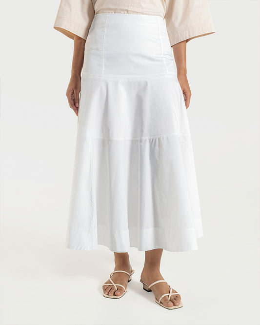 Tiered Comfort Maxi Skirt
