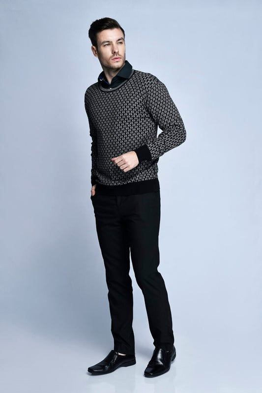 CARDINAL FORMAL SWEATER 2 (BLACK)