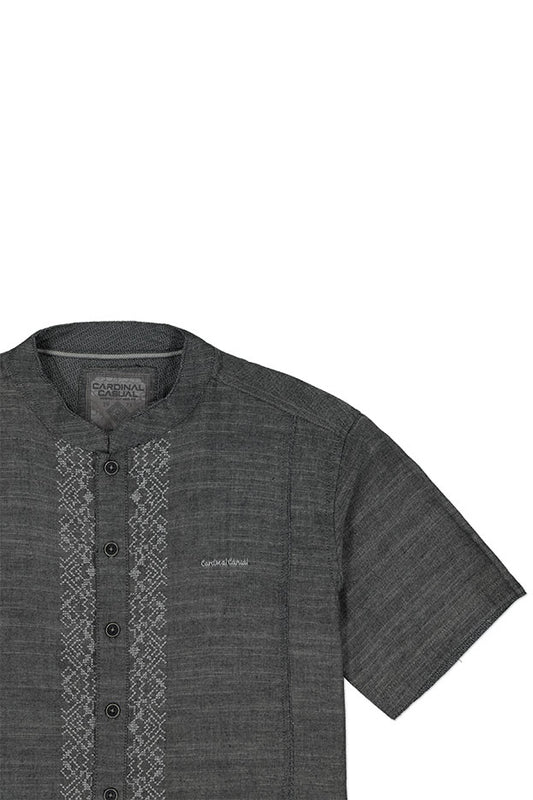 CARDINAL CASUAL KEMEJA KOKO TANGAN PENDEK 71 (HITAM)