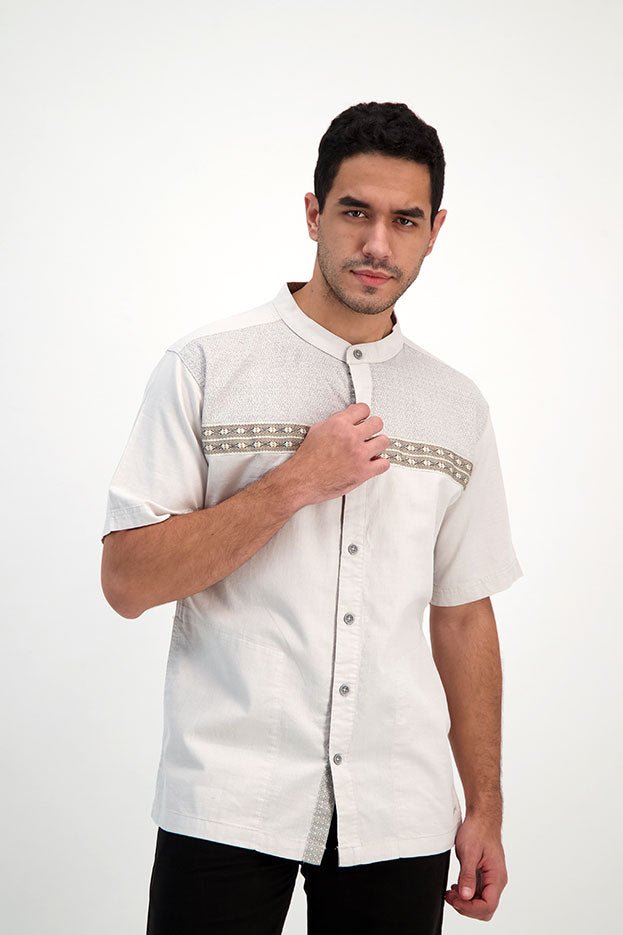Kemeja Koko Lengan Pendek Big Size Cardinal E0668O05B