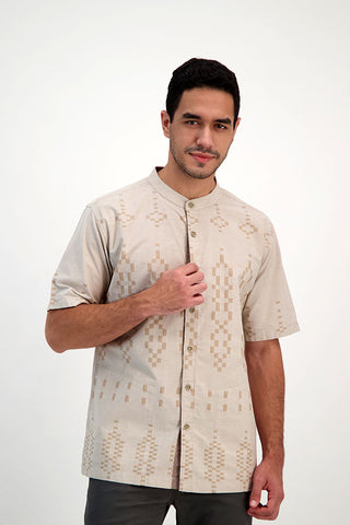 Kemeja Koko Lengan Pendek Cardinal E0686P05B