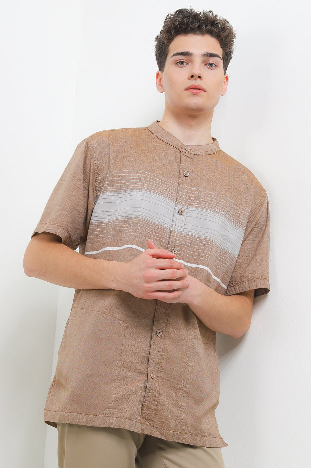 Cardinal Kemeja Koko Lengan Pendek E0848P03B