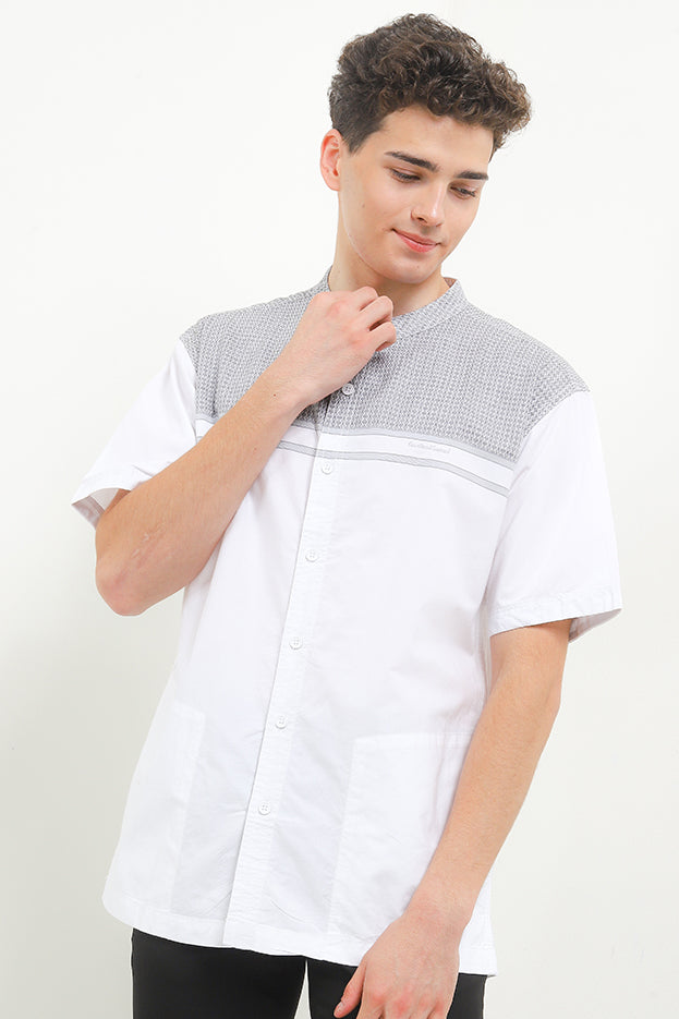 Cardinal Kemeja Koko Lengan Pendek E0857P08A