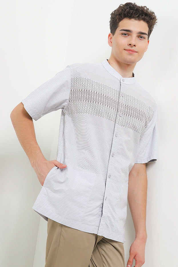 Cardinal Kemeja Koko Lengan Pendek E0868P04C