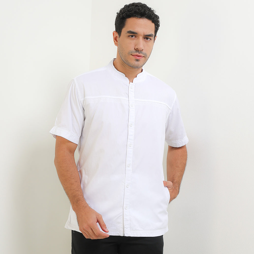 Cardinal Kemeja Koko Lengan Pendek E0875P08A