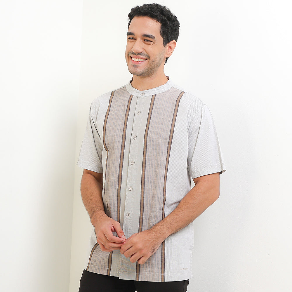 Cardinal Kemeja Koko Lengan Pendek E0884P05B