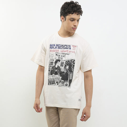 Cardinal T-Shirt Oversize Pria E0007P08D