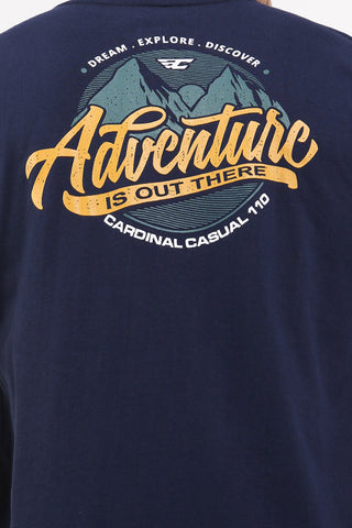 T-Shirt Pria Cardinal E1689P02H
