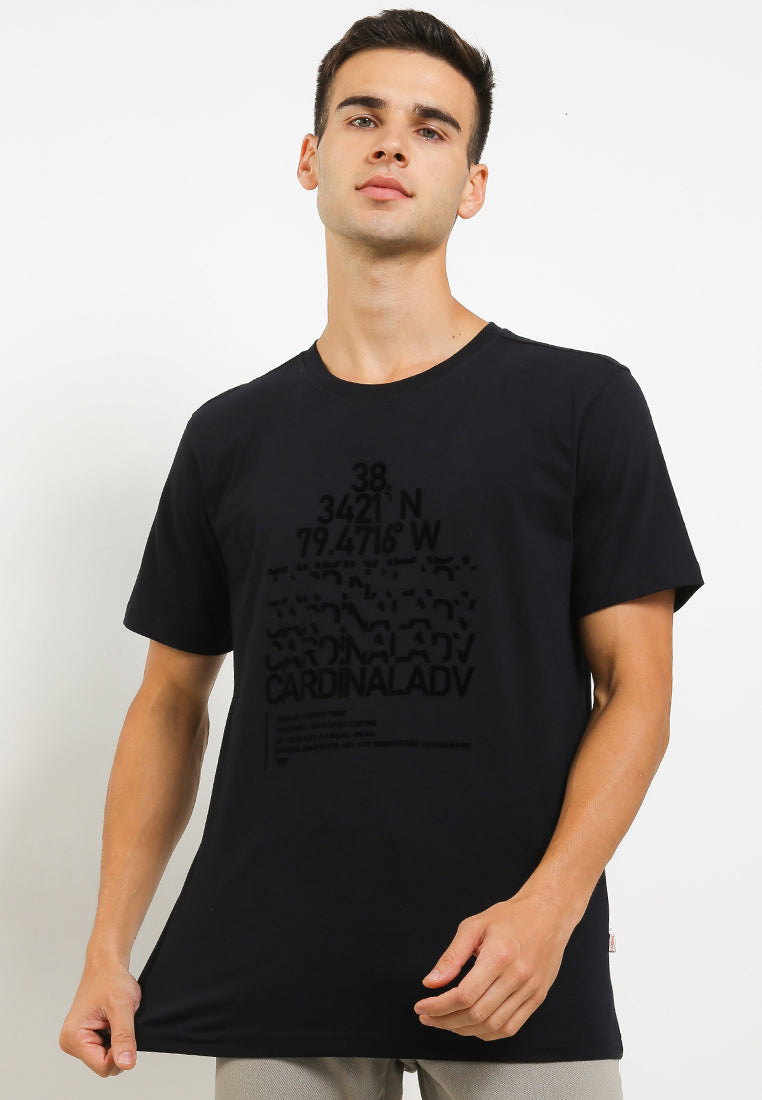 T-Shirt Pria Cardinal E1838P01A