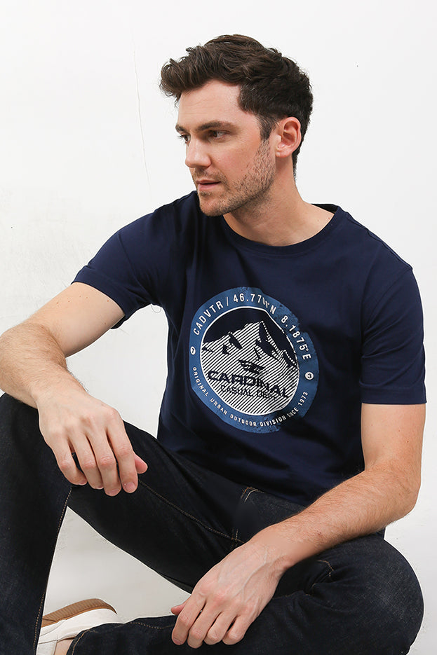 T-Shirt Pria Cardinal E1903P02H