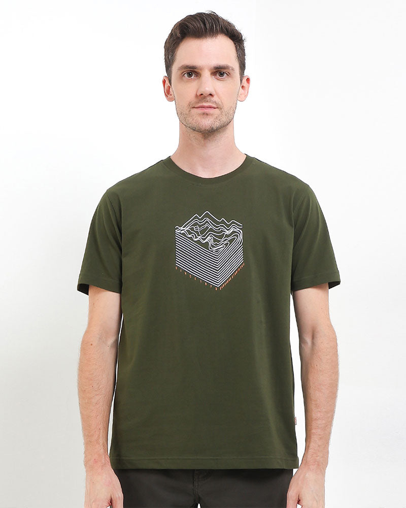 Cardinal T-Shirt Pria E2338P06E