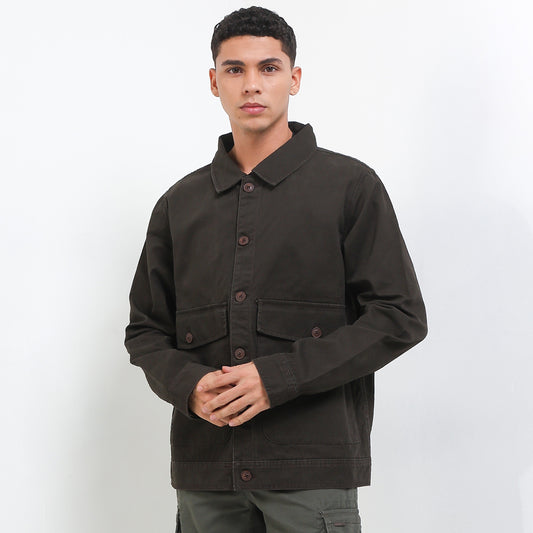 Cardinal Jaket Relaxed Pria E0003J03B