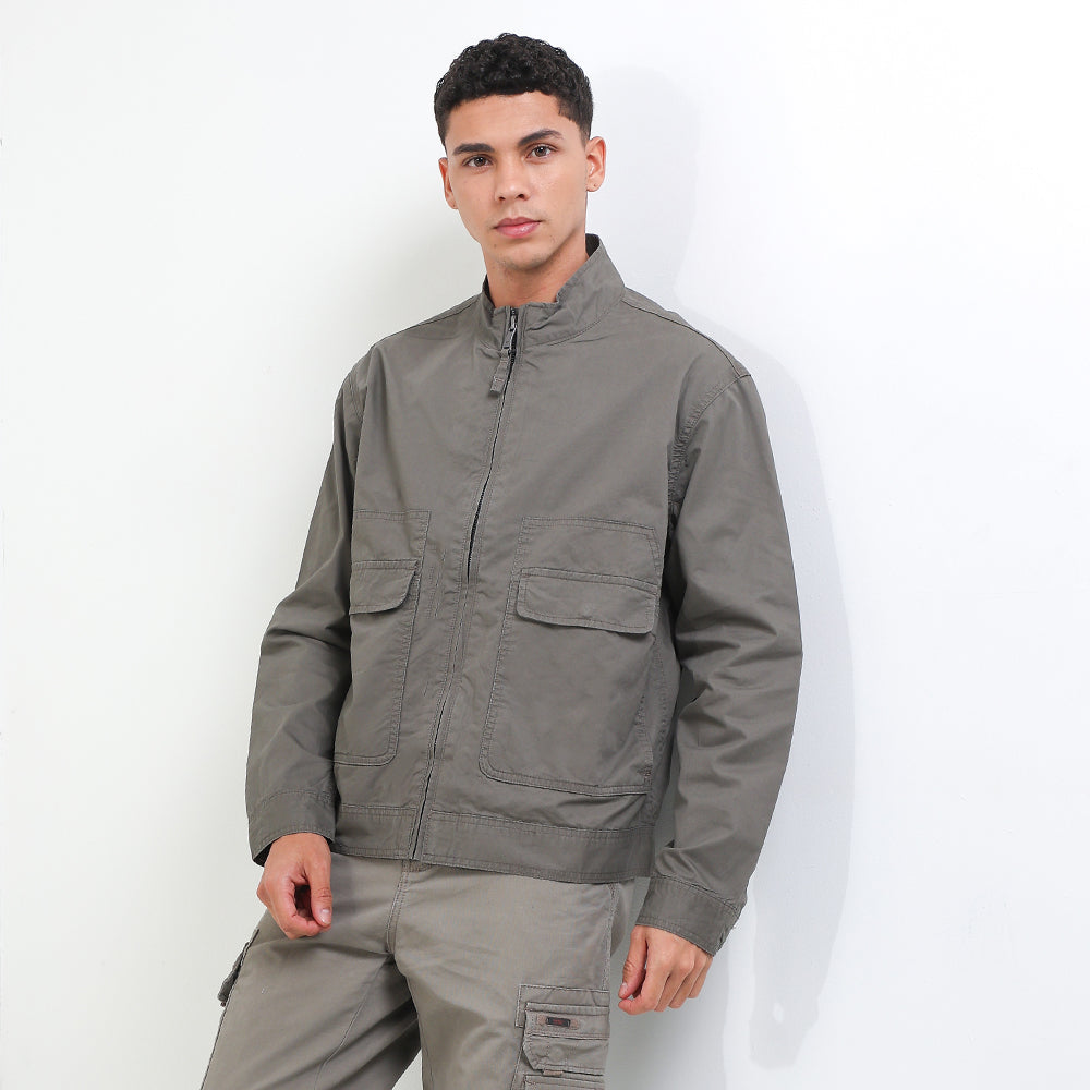 Cardinal Jaket Boxy Cropped Pria E0001J03G