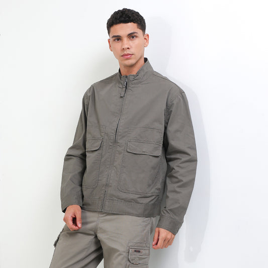 Cardinal Jaket Boxy Cropped Pria E0001J03G