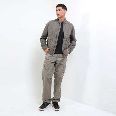 Cardinal Jaket Boxy Cropped Pria E0001J03G