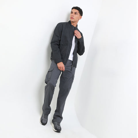 Cardinal Jaket Boxy Cropped Pria E0002J04B