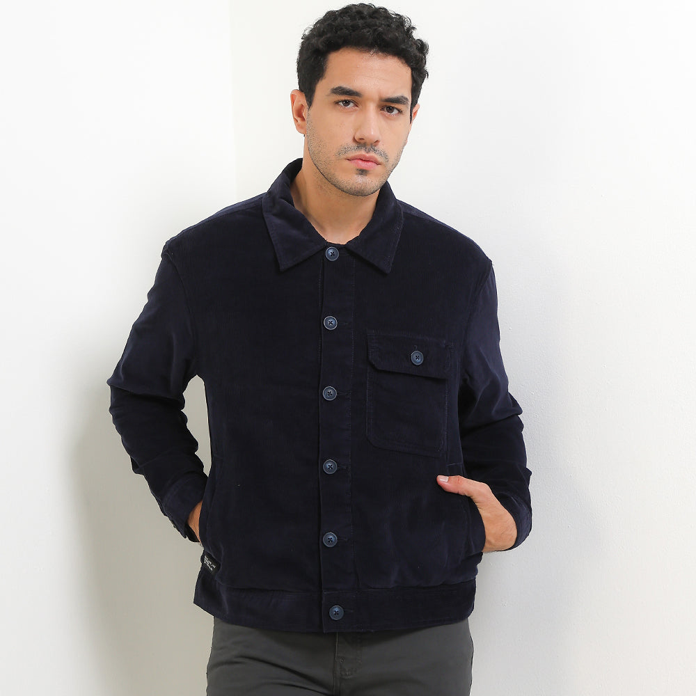 Cardinal Jaket Boxy Cropped Pria E0005J02H