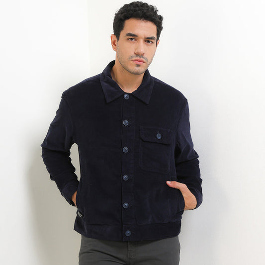 Cardinal Jaket Boxy Cropped Pria E0005J02H