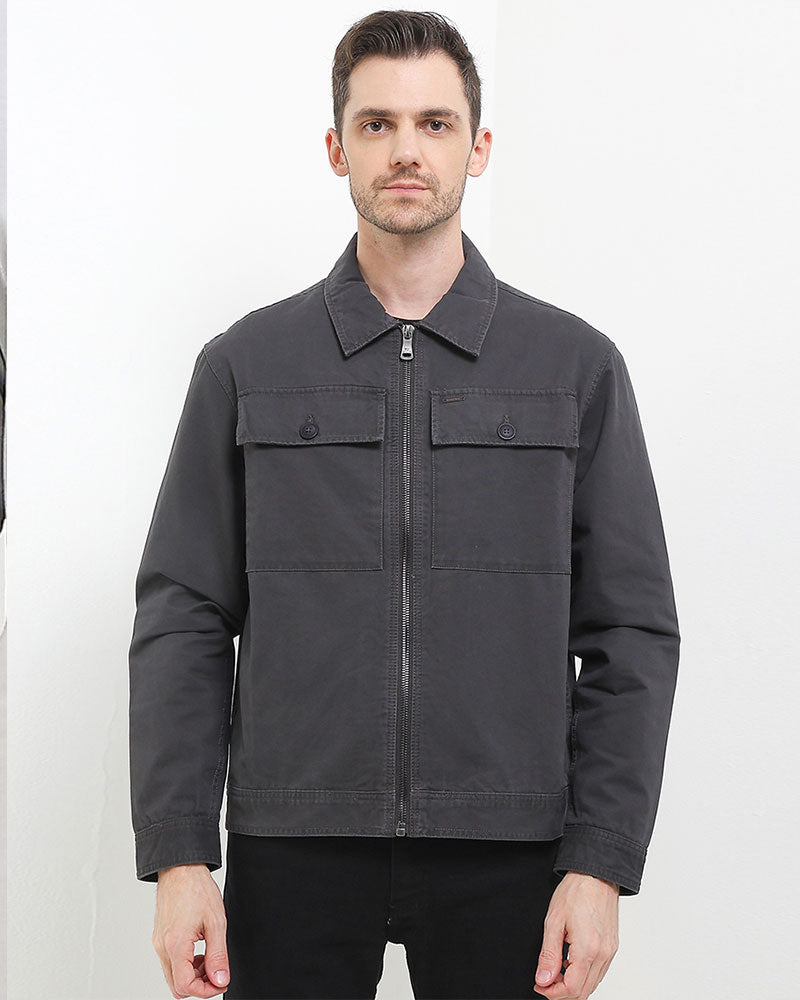Cardinal Jaket Boxy Cropped Pria E0007J04E