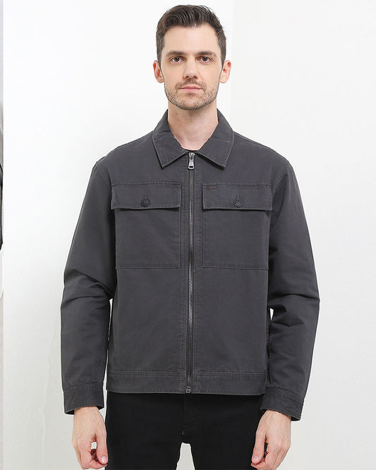 Cardinal Jaket Boxy Cropped Pria E0007J04E