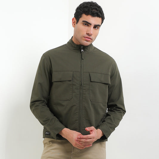 Cardinal Jaket Boxy Cropped Pria E0008J06F