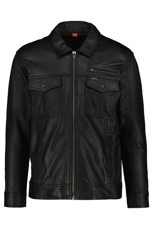 CARDINAL CASUAL JAKET KULIT CLASSIC (HITAM)