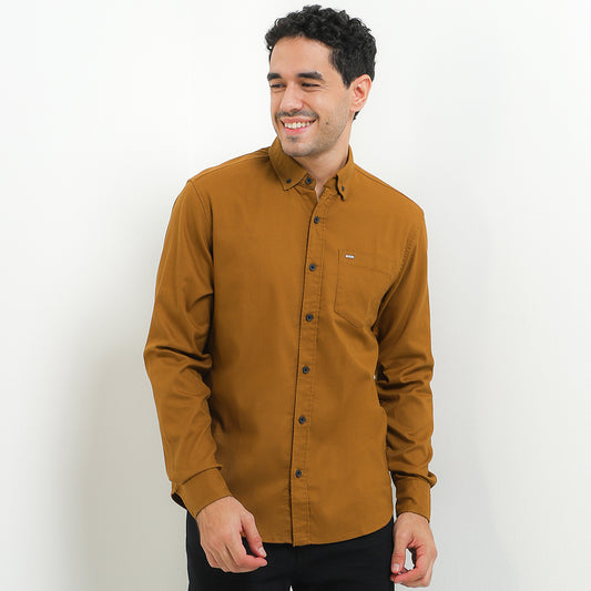 Cardinal Kemeja Lengan Panjang Slim Fit Pria E0160J03B