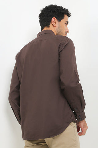 Cardinal Kemeja Lengan Panjang Slim Fit Pria E0168J03C