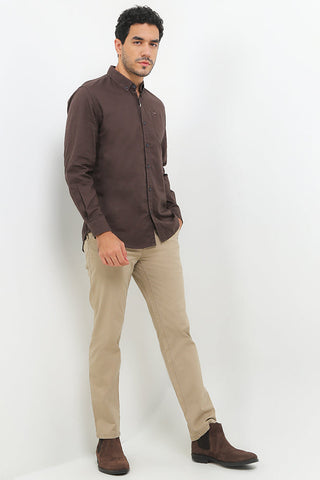 Cardinal Kemeja Lengan Panjang Slim Fit Pria E0168J03C