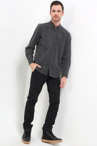 Cardinal Kemeja Lengan Panjang Slim Fit Pria E0174J06F